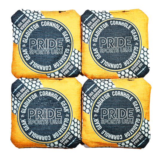 Cornhole Bags (Set of 4) (Orange and Black)